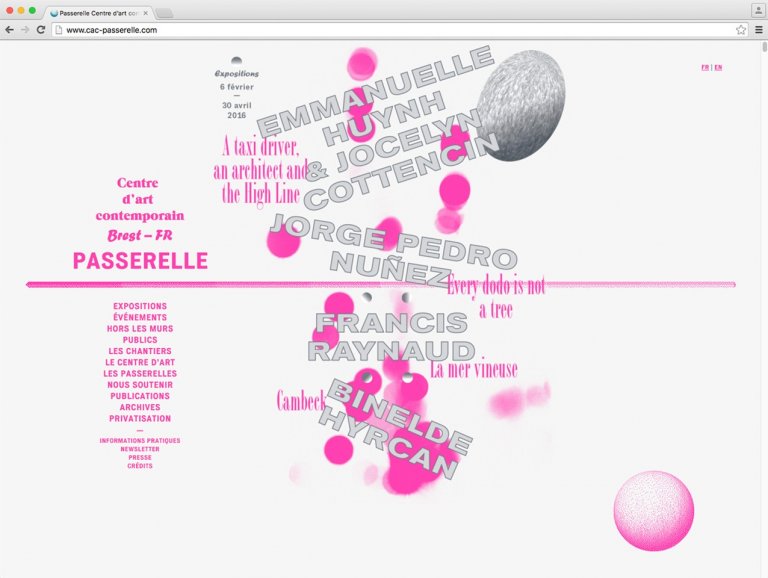 Passerelle, Brest &mdash; website