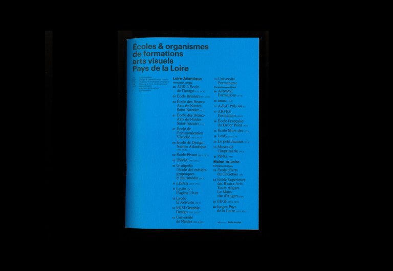 P&ocirc;le arts visuels Pays de la Loire &mdash; Annuaire